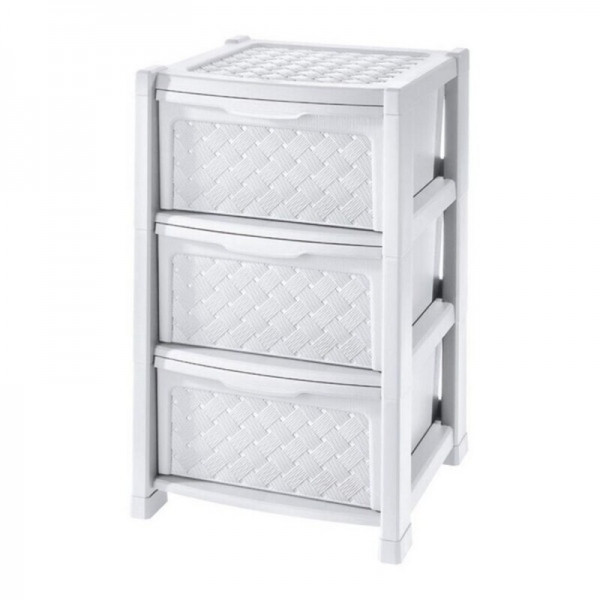 Organizador Plástico Mueble de 3 Gavetas ARIANNA TONTARELLI
