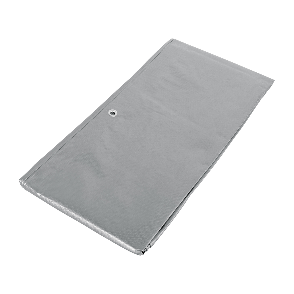Lonas reforzadas grises, 180g/m2, espesor de 0.25 mm