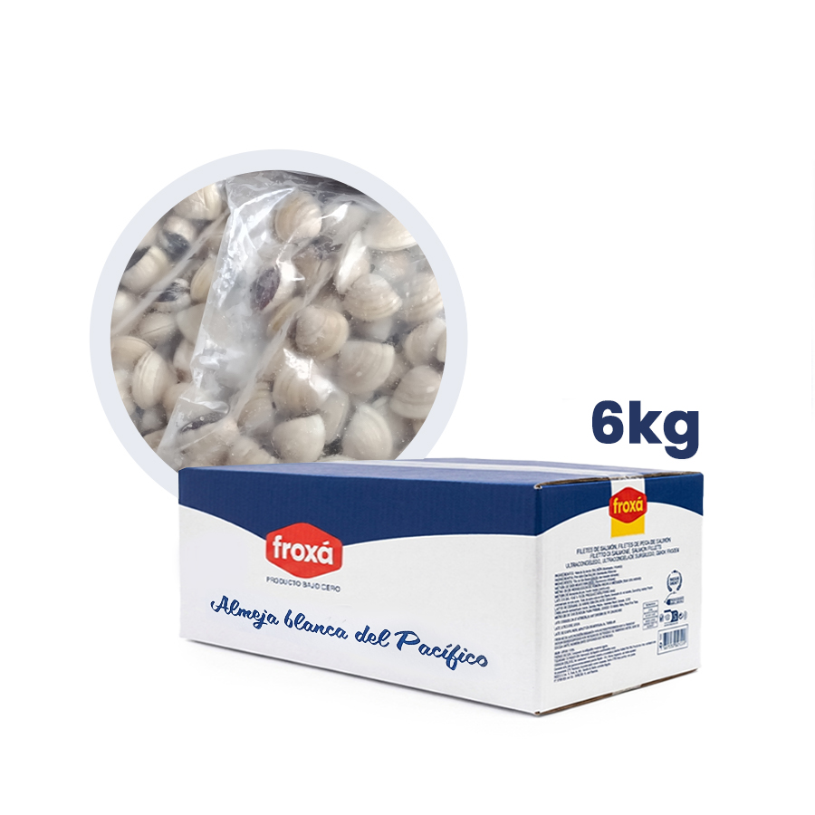 Almeja Blanca Cocida 40/60 FROXÁ (5,04 €/kg)