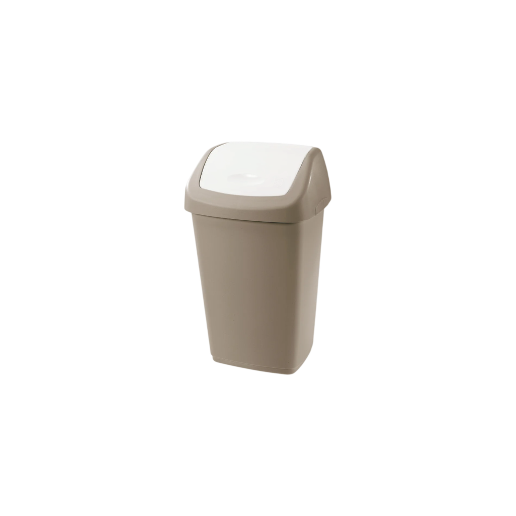 Cubo Plástico C/Tapa Abatible 9L AURORA TONTARELLI