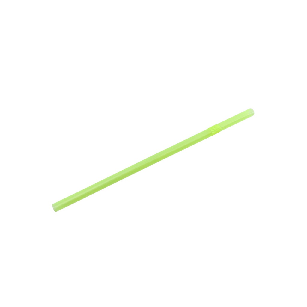 Absorbente Plástico de Polipropileno Colores Surtidos 8mm DIA. x 210mm, Flexible, Verde Limón