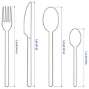 IKEA Juego de cubiertos de 24 piezas STOCKHOLM 2025