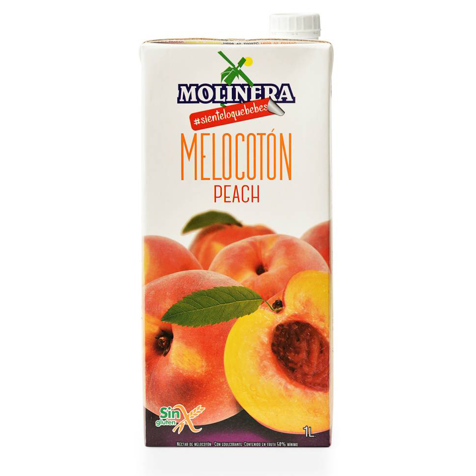 Néctar de Melocotón S/Azúcar MOLINERA (1L)