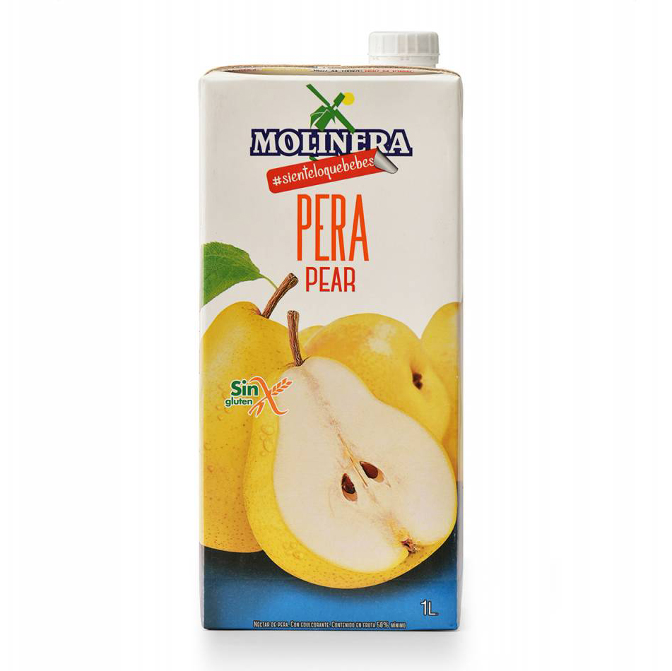 Néctar de Pera S/Azúcar MOLINERA (1L)