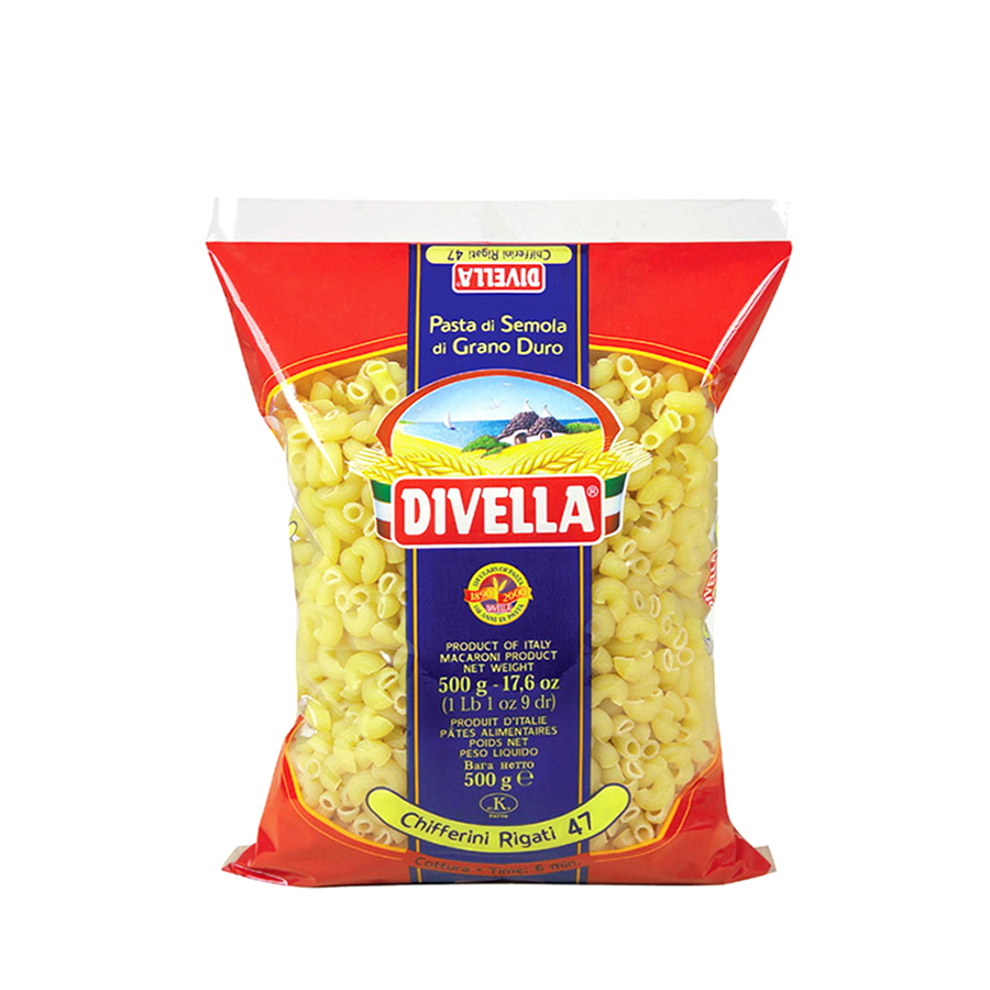Pasta Chifferini Rigati DIVELLA (500g)