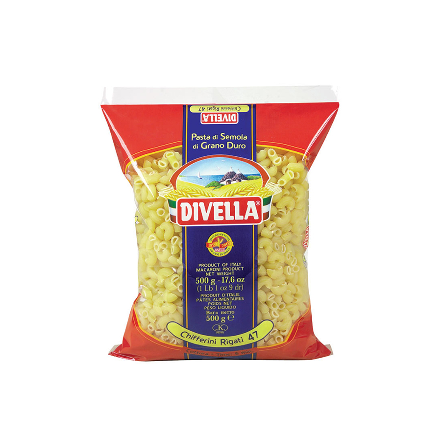 Pasta Chifferini Rigati DIVELLA (500g)