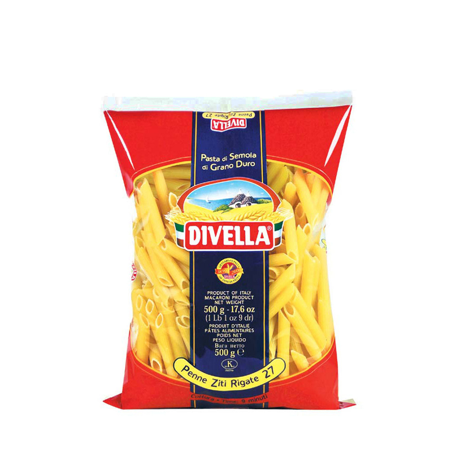 Pasta Penne Ziti Rigate DIVELLA (500g)