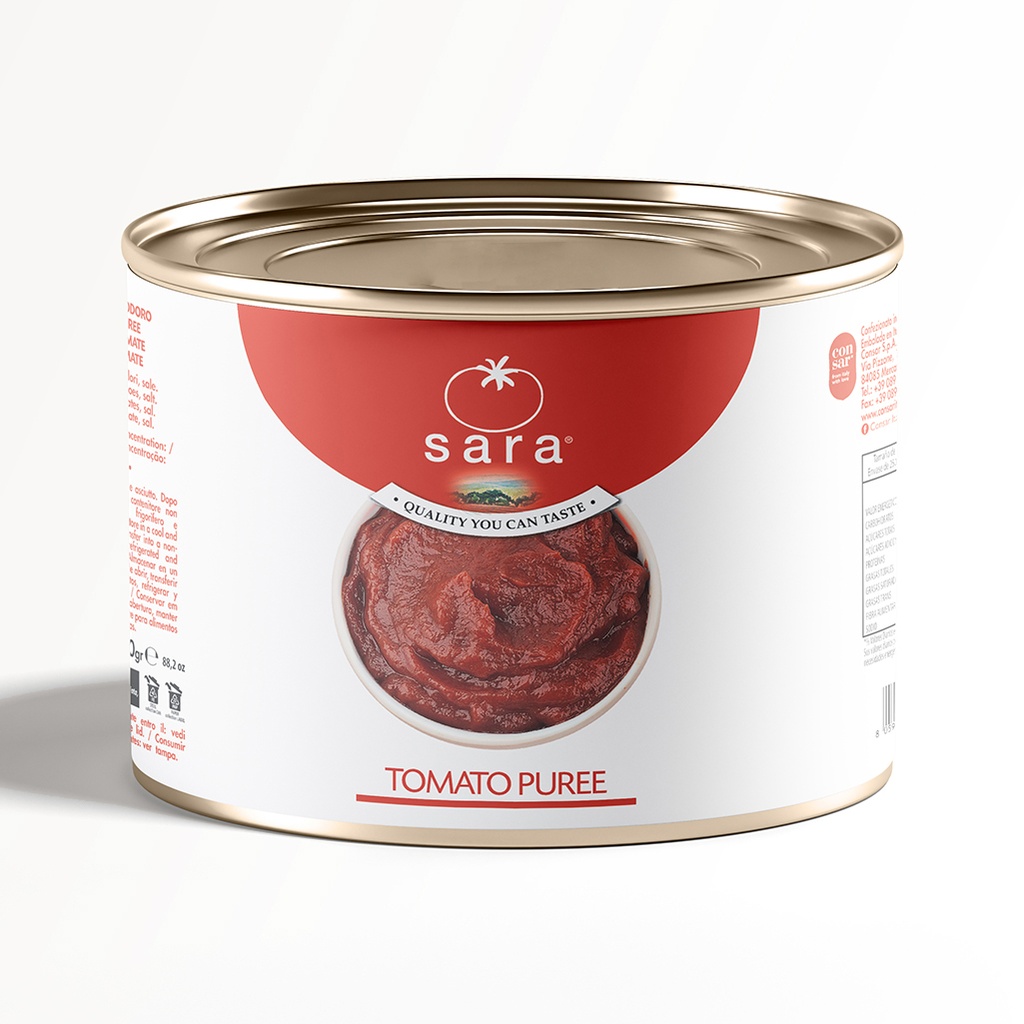 Puré de Tomate 10% SARA (2500g)