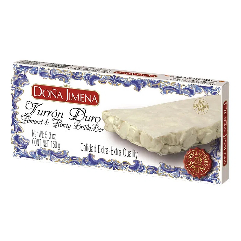 Turrón Duro de Almendra y Miel DOÑA JIMENA (150g)