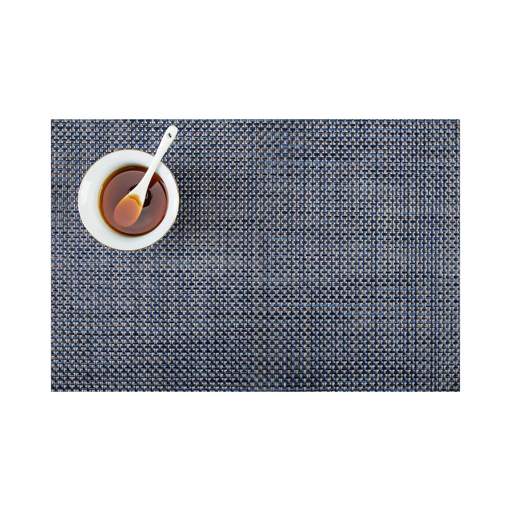 Doyle de PVC Color Azul Tejido a Cuadros (45x33 cm)