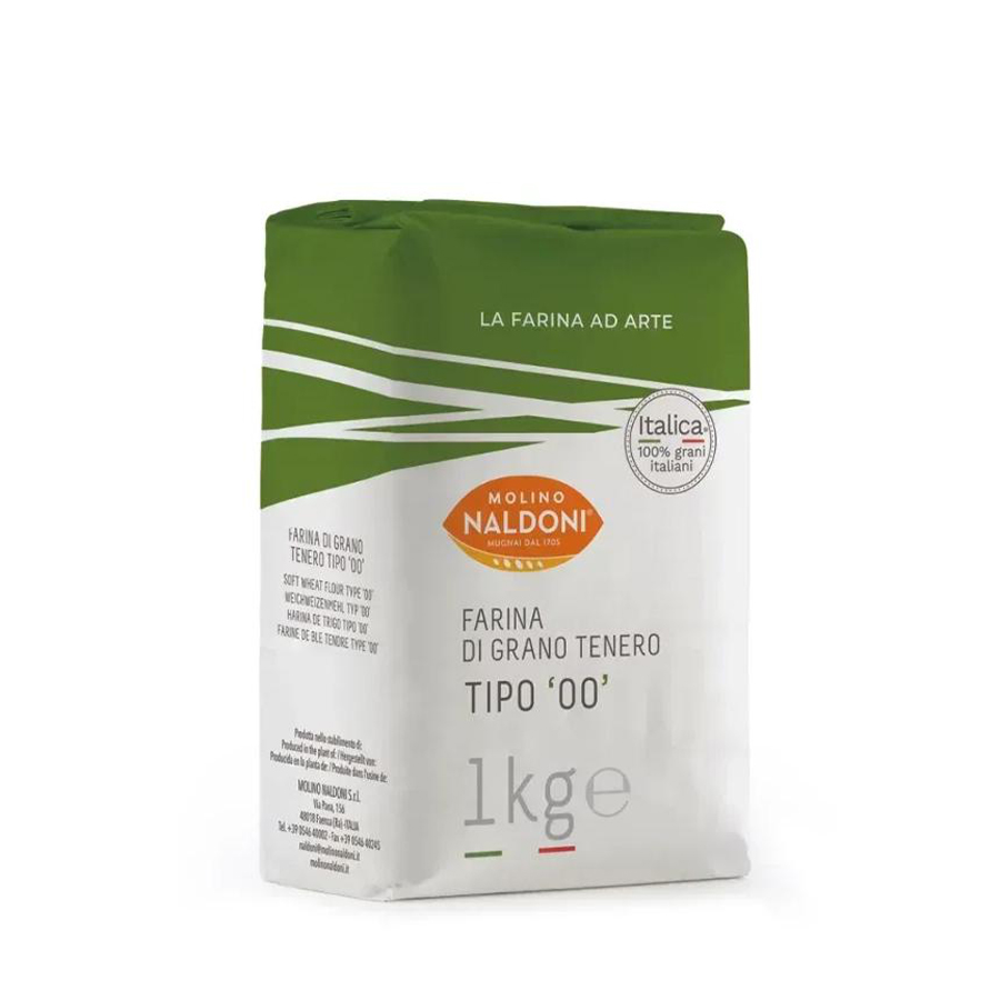 Harina de Trigo Línea Verde Tipo 00 MOLINO NALDONI (1kg)