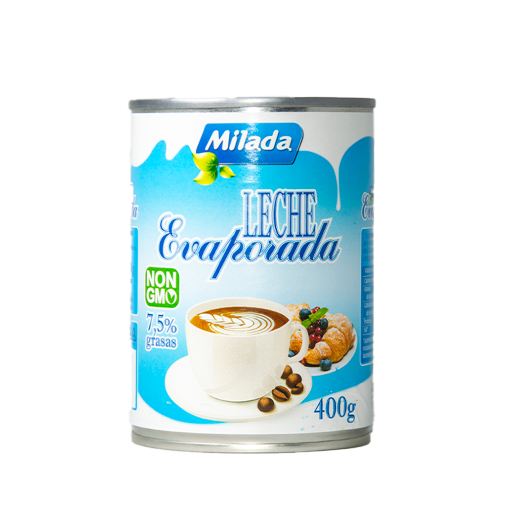 Leche Evaporada Grasa 7,5% MILADA (400g)