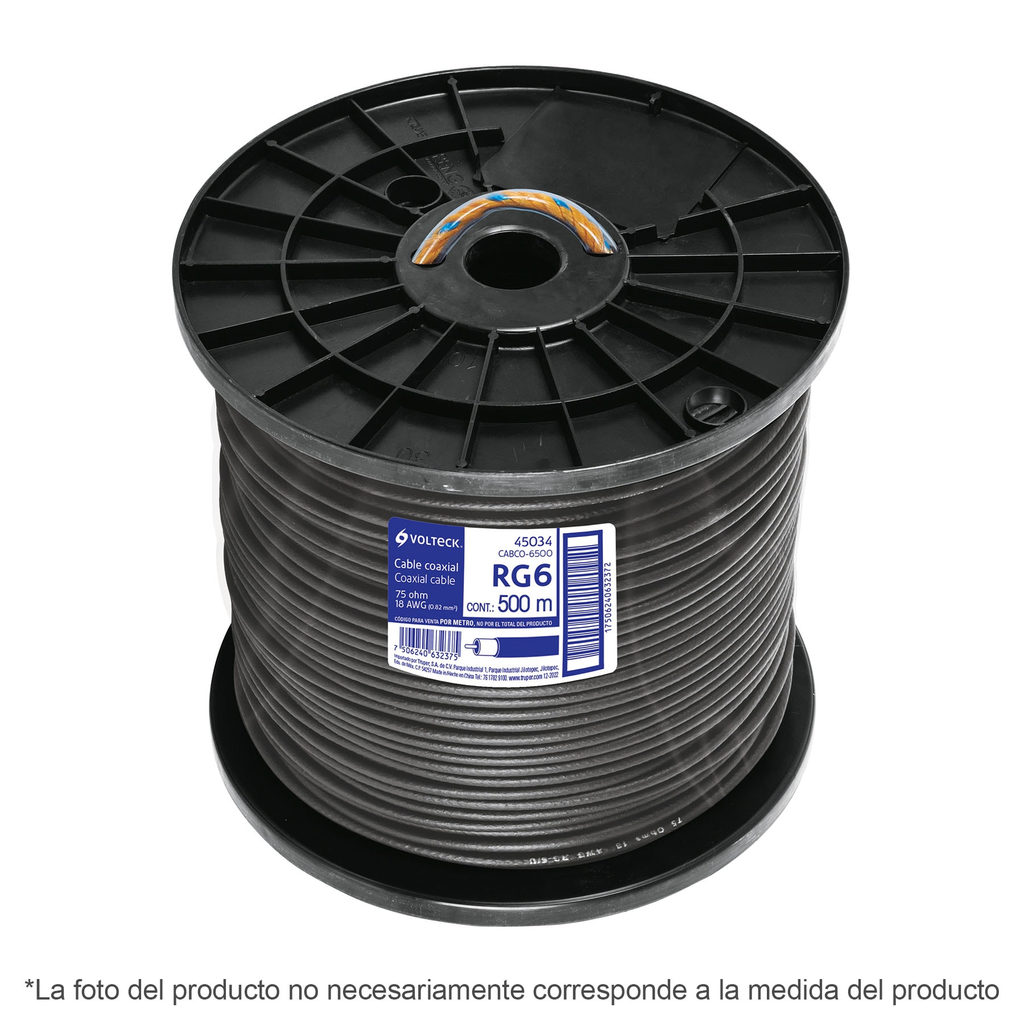 Cables coaxiales RG 6