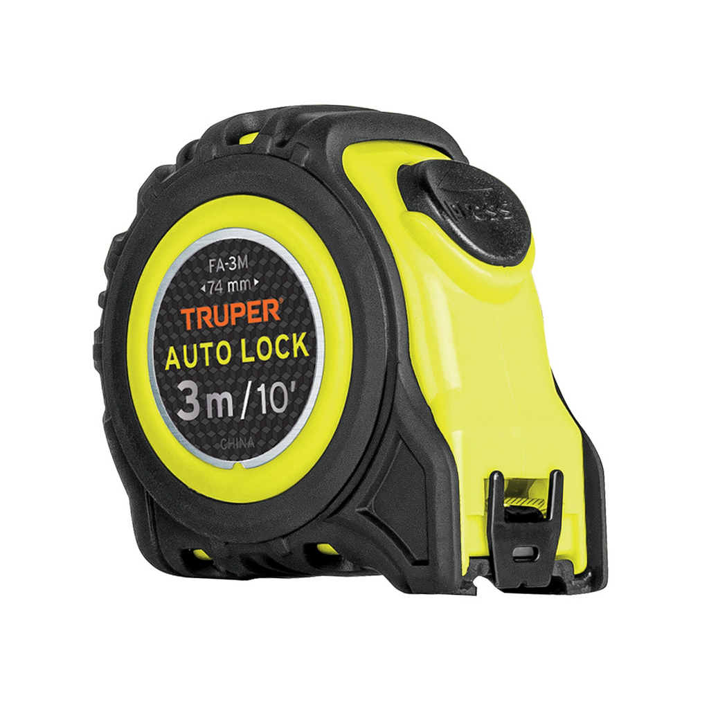 Flexómetros auto-lock, resistentes a impactos