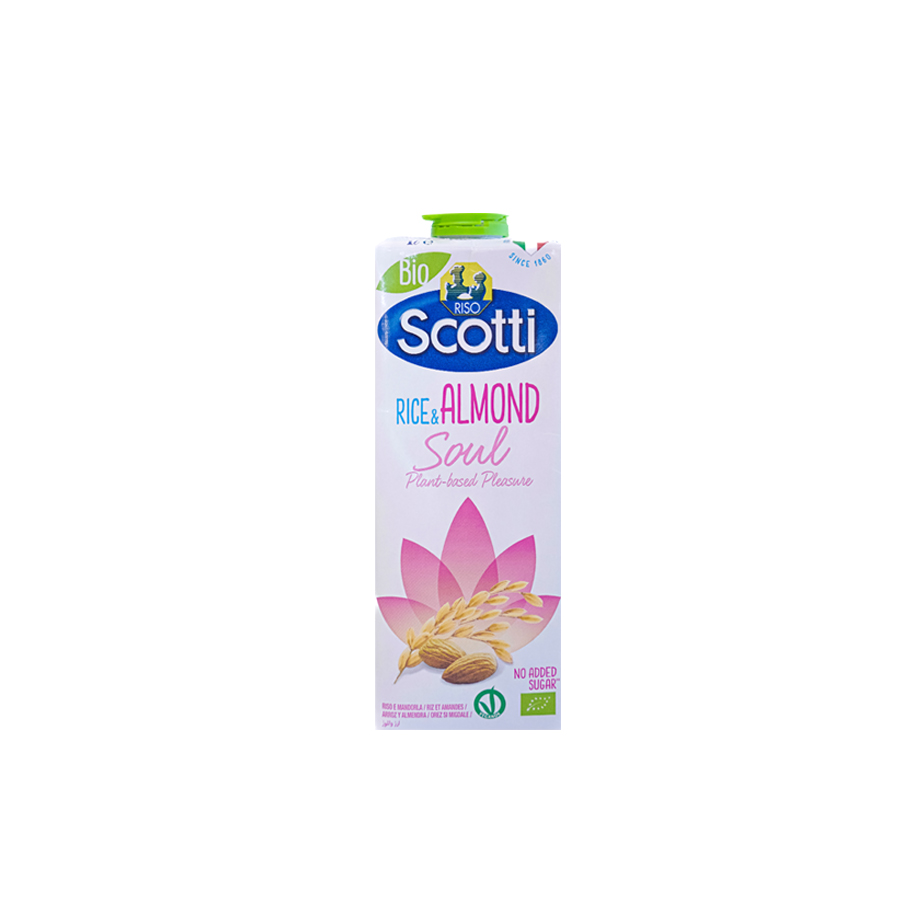 Bebida de Arroz y Almendra Ecológica SCOTTI (1L)