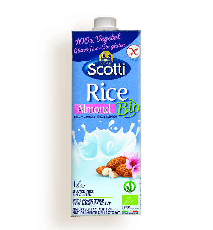 Bebida de Arroz y Almendra Ecológica SCOTTI (1L)