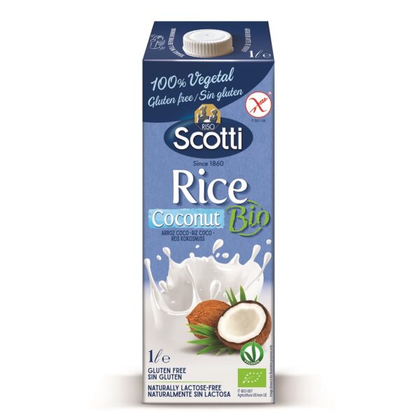 Bebida de Arroz y Coco Ecológica SCOTTI (1L)