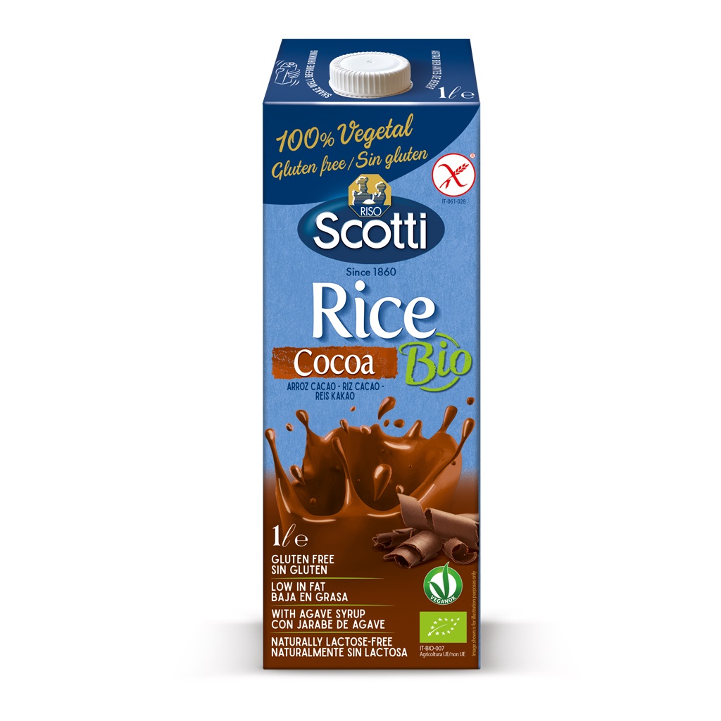 Bebida de Arroz y Cacao Ecológica SCOTTI (1L)