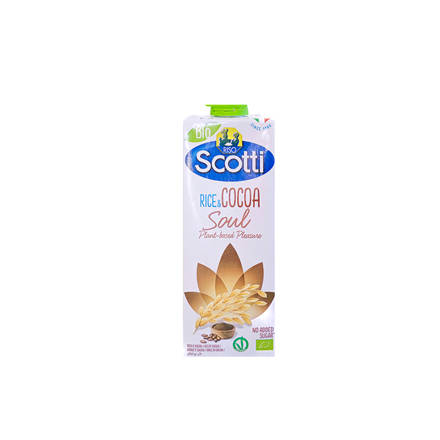 Bebida de Arroz y Cacao Ecológica SCOTTI (1L)