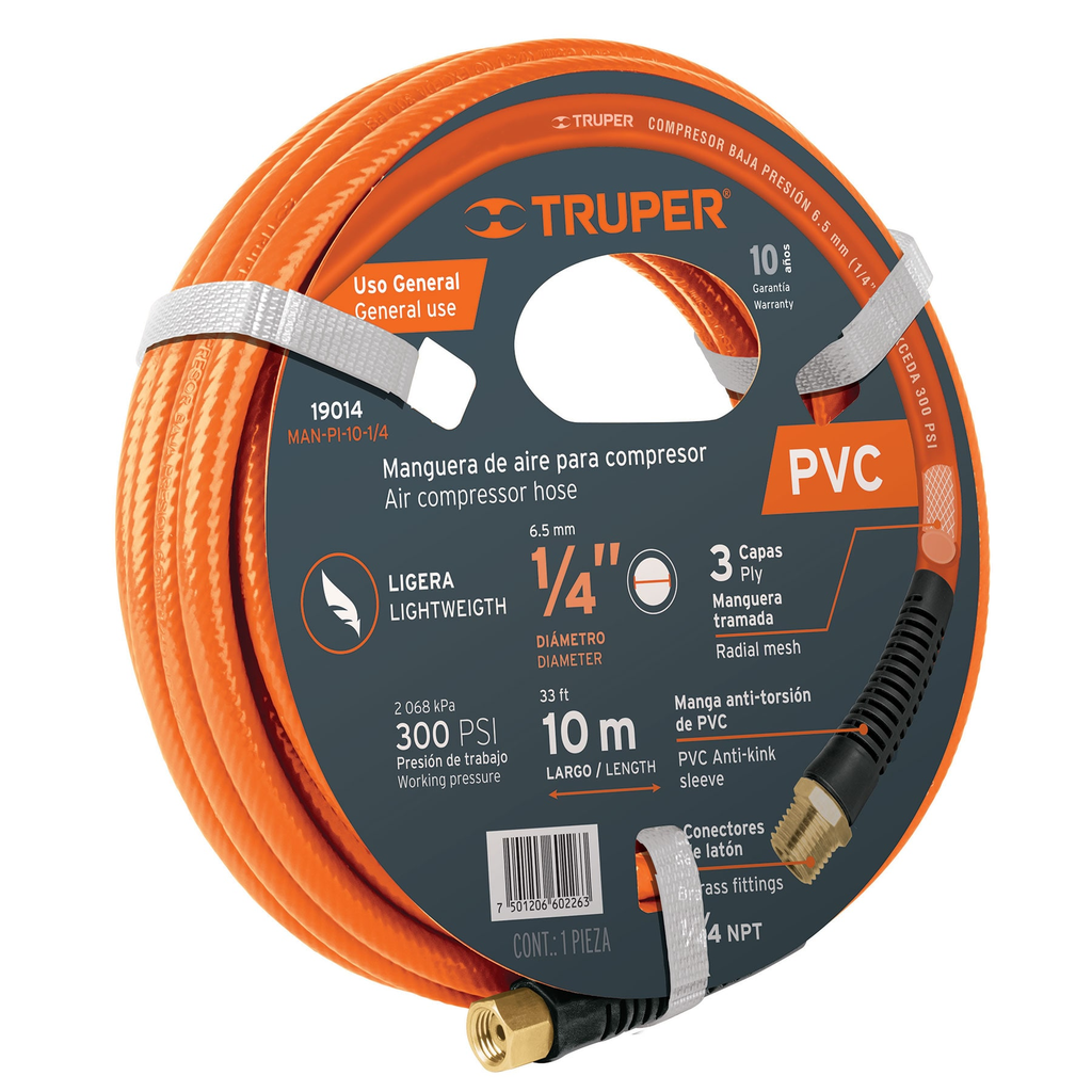 TRUPER Mangueras de PVC para compresor