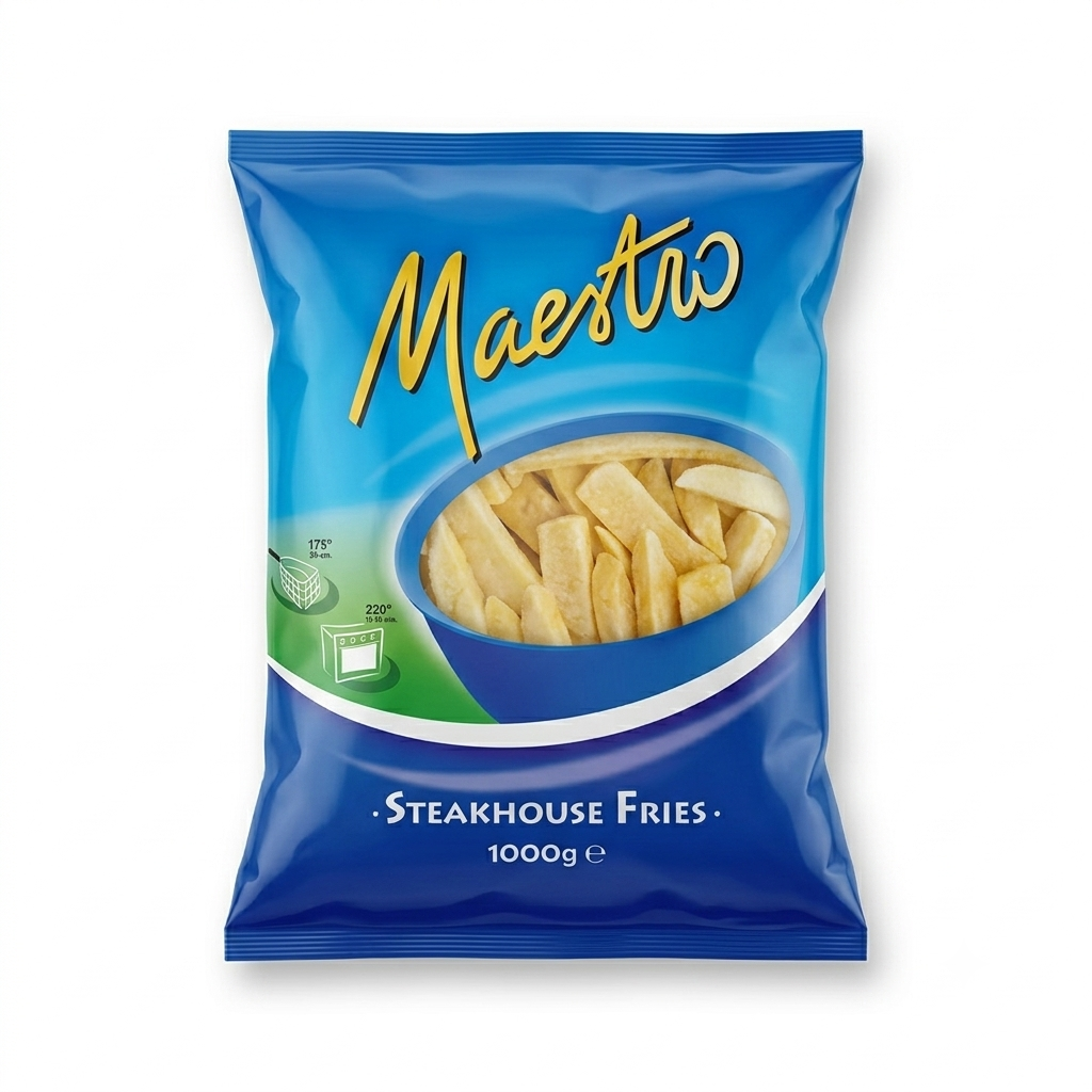 Papas Prefritas 10x10 mm MAESTRO (2.5 kg)