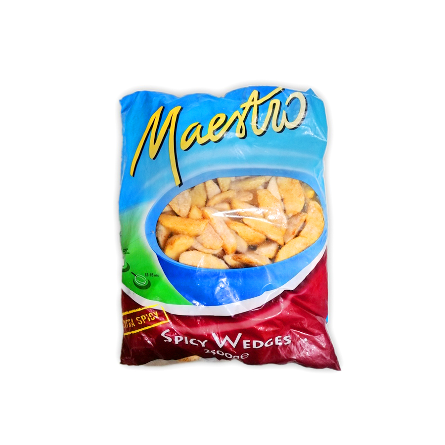 Papas Prefritas en Gajos C/Especias MAESTRO (2.5kg)