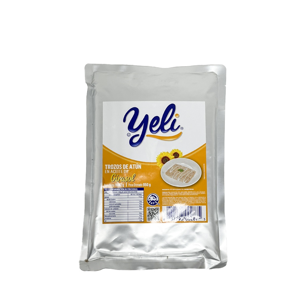 Atún en Aceite de Girasol YELI (Bolsa 1kg)