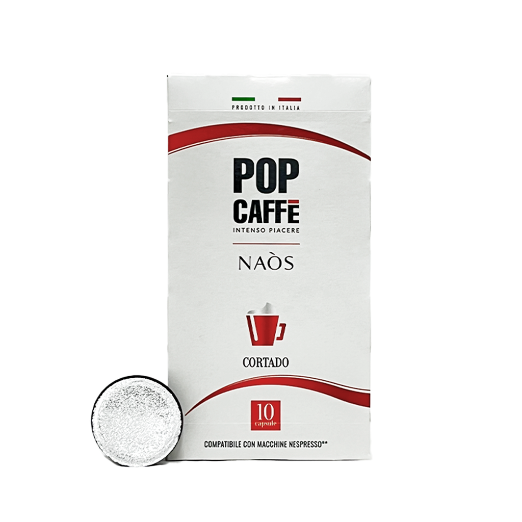 Cápsulas Naòs Cortado POP CAFFE (100 x 5.5g)