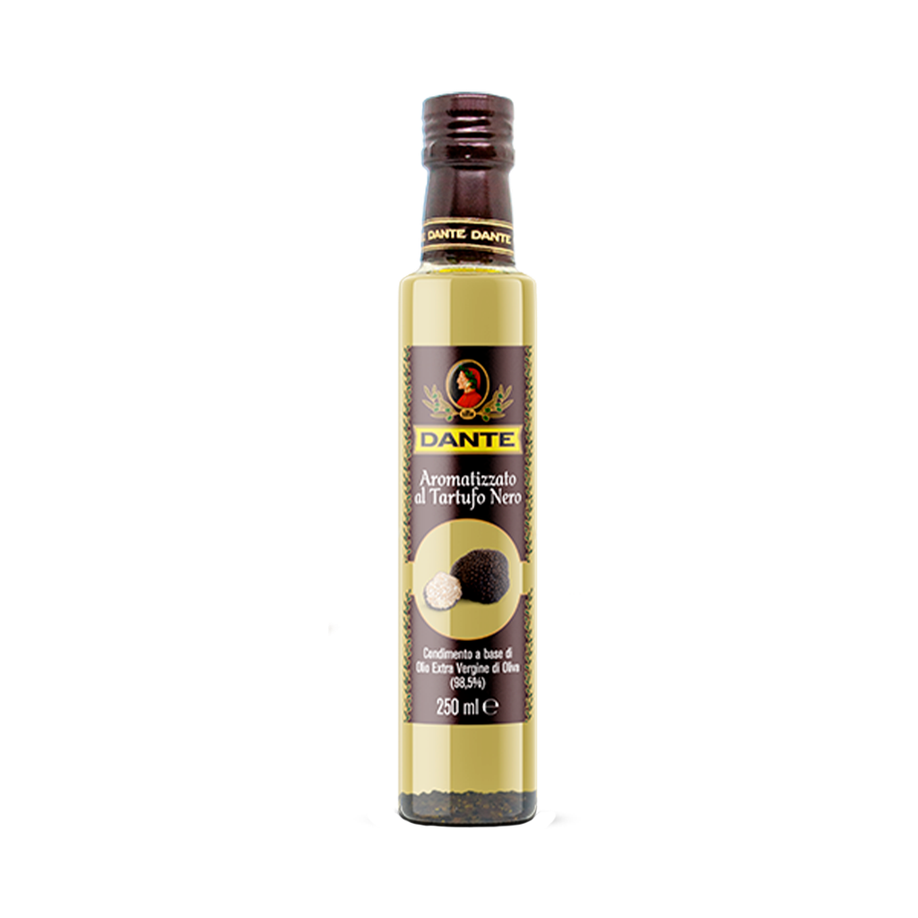 Aceite de Oliva Extra Virgen Aromatizado Al Tartufo Nero DANTE (250ml)