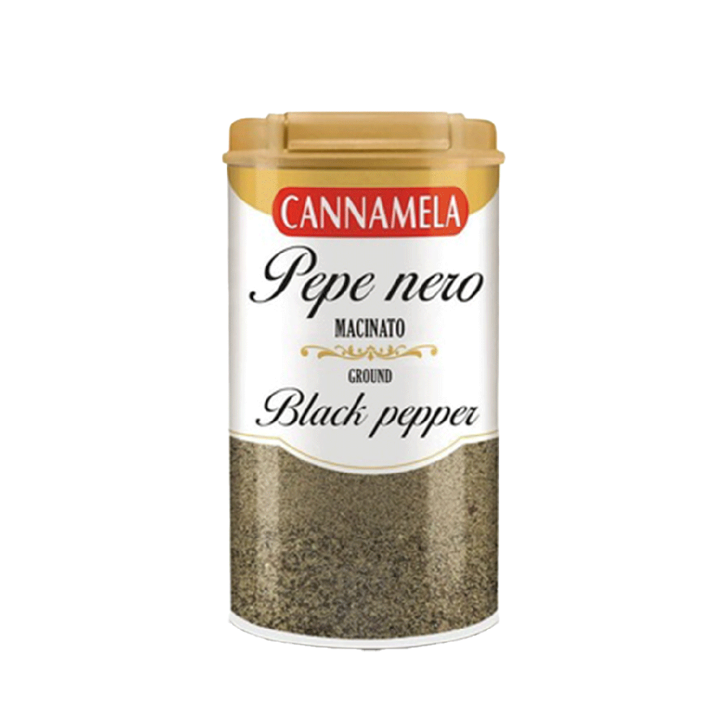 Pimienta Negra Molida con Tapa Dosificadora CANNAMELA (80g)