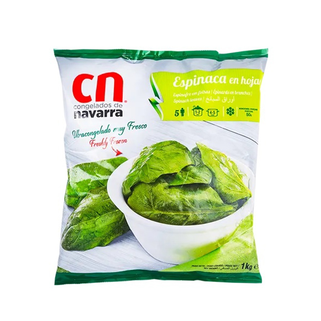 Espinaca Hoja CONGELADOS NAVARRA (1kg)