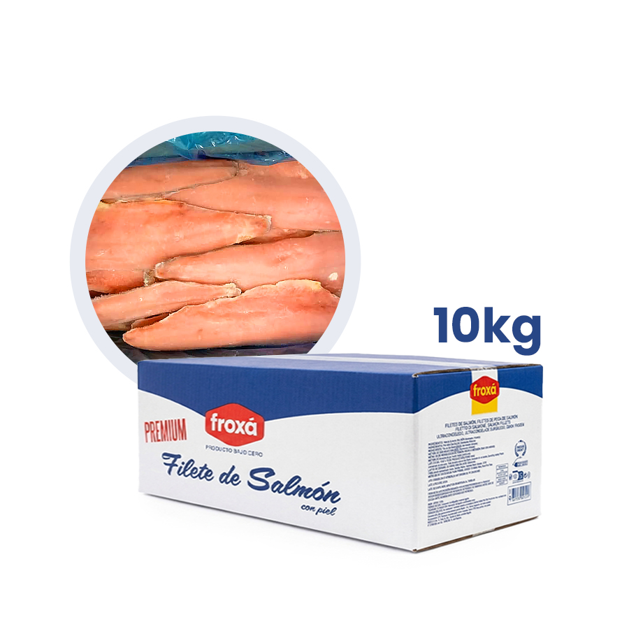 Filete de Salmón C/Piel Pink FROXÁ (11.46 €/kg)