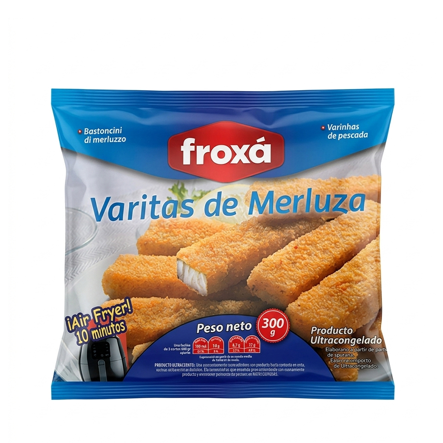 Varitas de Merluza FROXÁ (300g)