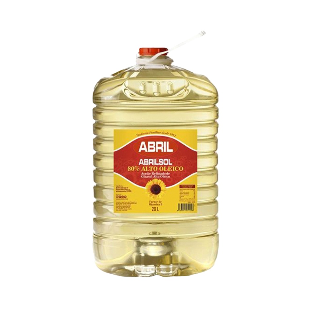 Aceite de Girasol Alto Oleico Freido Profundo 80% ABRIL (20L)