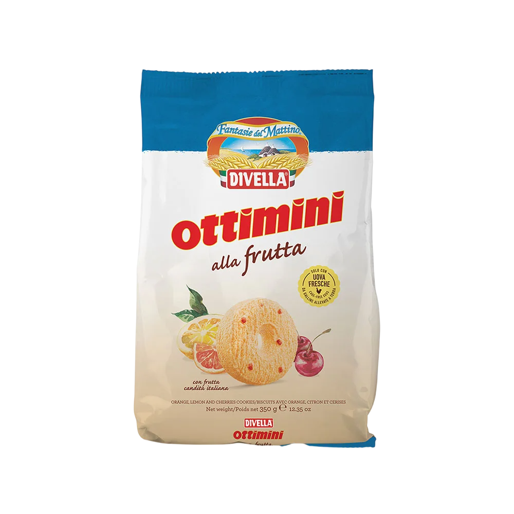 Galleta OTTIMINI de Fruta DIVELLA (350gr)