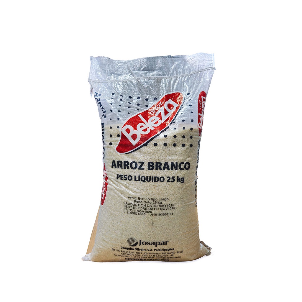 Arroz Blanco Grano Largo BELEZA (25kg)