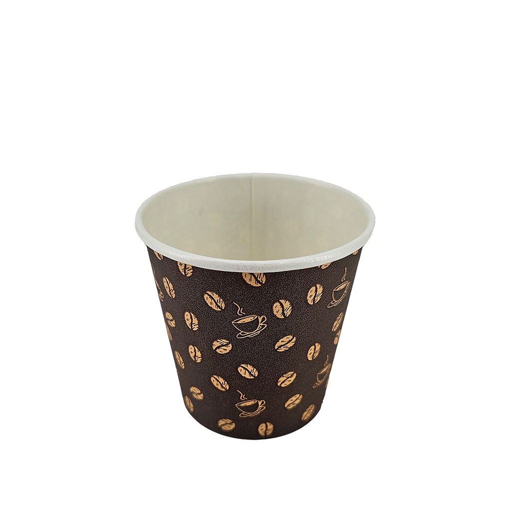 Vaso de Papel Cartón P/Bebidas Calientes 4oz (50u)