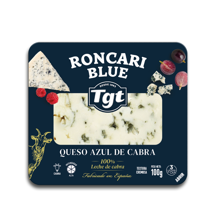 Queso Azul de Cabra Cuñas RONCARI-BLUE (100g)