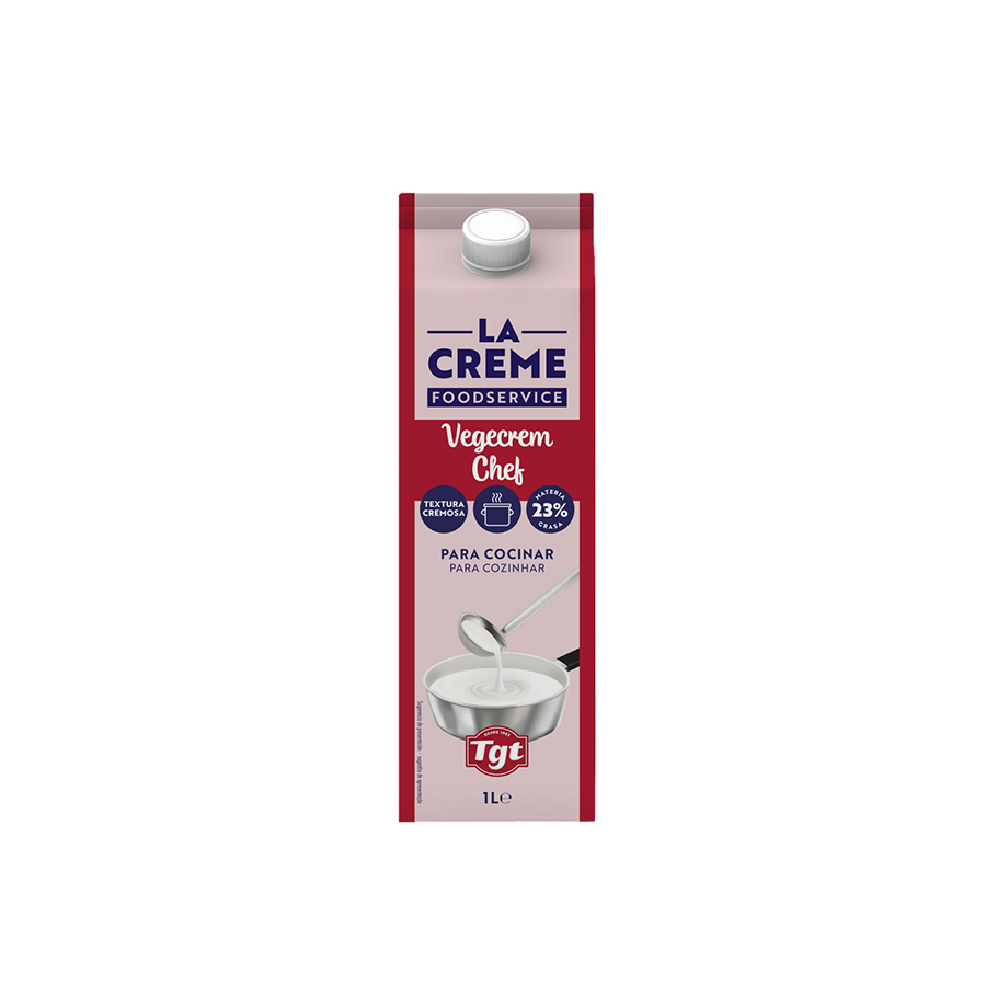 Crema Vegetal P/Cocinar Vegecrem 23% LA CREME (1L)