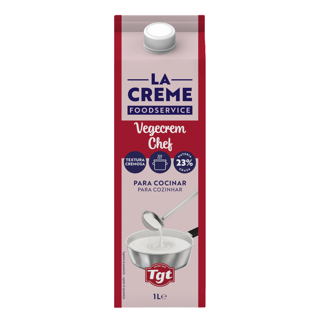 Crema Vegetal para Cocinar Vegecrem 23% LA CREME (1L)