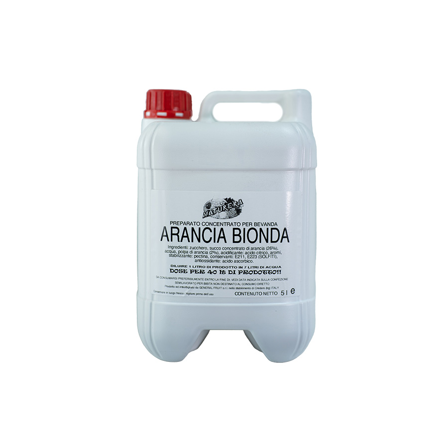 Jugo Concentrado de Naranja Rubia GENERAL FRUIT (5L)