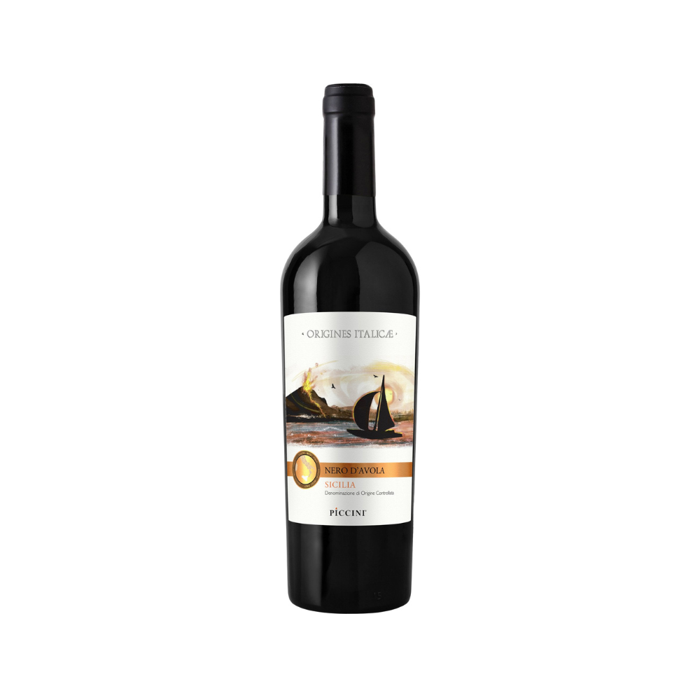 Vino Tinto Origines Italicae Nero D'Abola DOC PICCINI (750ml)