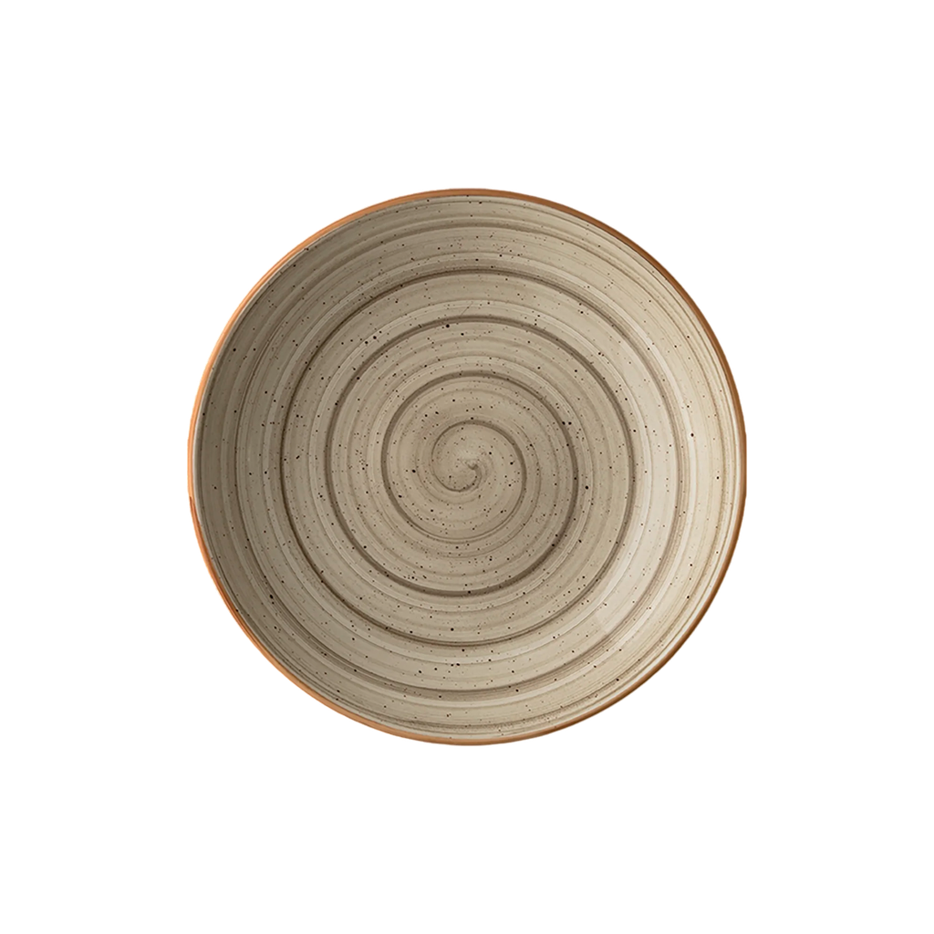 Plato Hondo de Porcelana TERRAIN GOURMET BONNA (23cm)