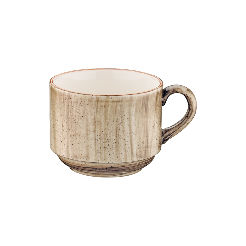 Taza de Café C/Leche de Porcelana (21cl) TERRAIN BANQUET BONNA