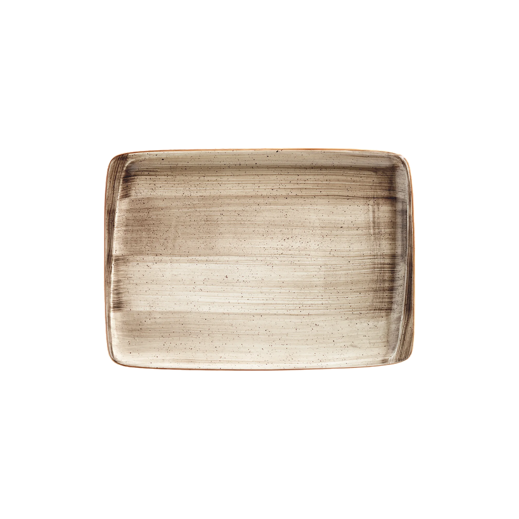 Plato Rectangular de Porcelana (36x25cm) TERRAIN MOOVE BONNA
