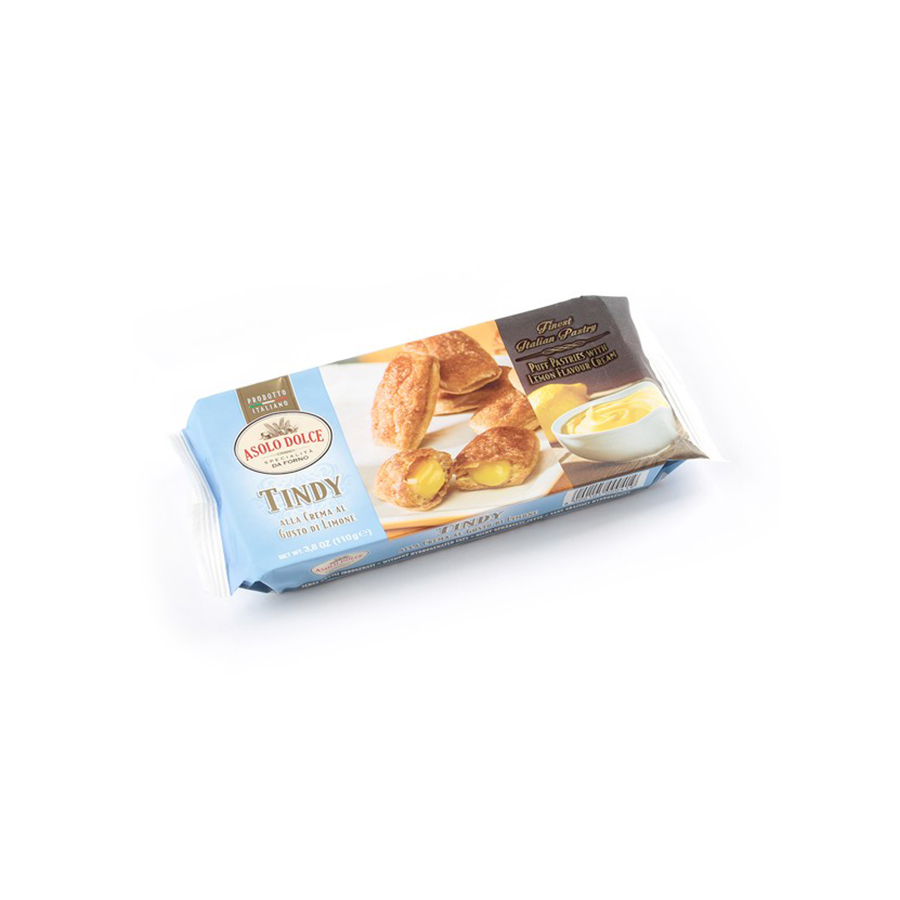 Dulce de Hojaldre Relleno C/Crema de Limón TINDY/ASOLO DOLCE (110g)