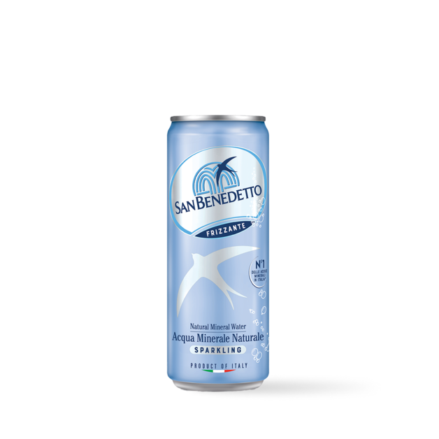 Agua Mineral Carbonatada Lata SAN BENEDETTO (330ml)