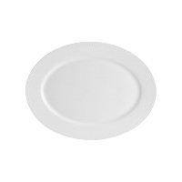 Fuente Oval C/Ala de Porcelana PERLA VISTA ALEGRE (37cm)