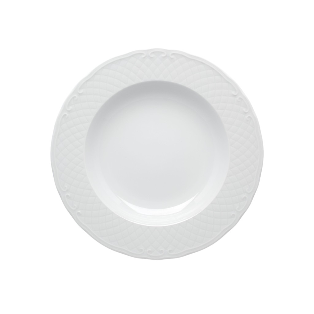 Plato Llano de Porcelana (27cm) ESCORIAL BLANCA VISTA ALEGRE