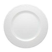 Plato Llano de Porcelana ESCORIAL BLANCA VISTA ALEGRE (25cm)